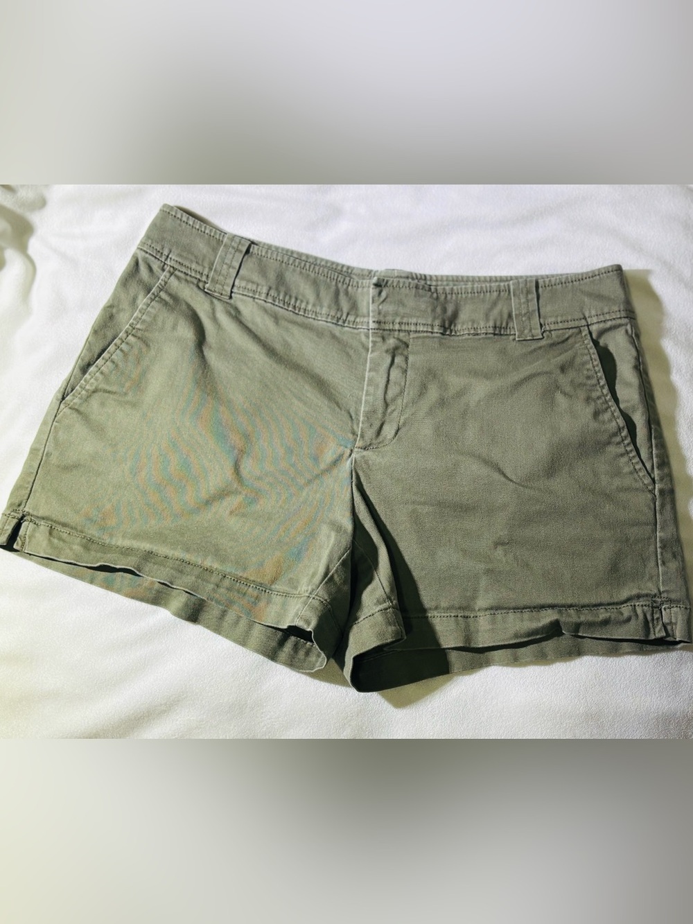 New York & Company Olive Green Women's Shorts